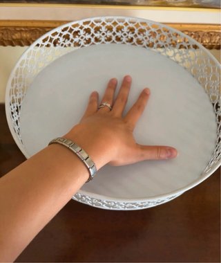 Alzata torta/centrotavola Shabby Chic