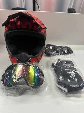 Casco de moto Spiderman talla m