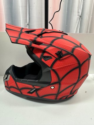 Casco de moto Spiderman talla m