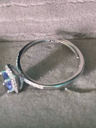 Anillo Plata con Tanzanita Natural