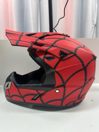 Casco Motocross Spider-Man con Gafas talla S