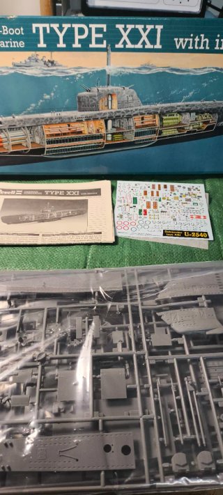 Maqueta Revell U-Boot Type XXI 1:144