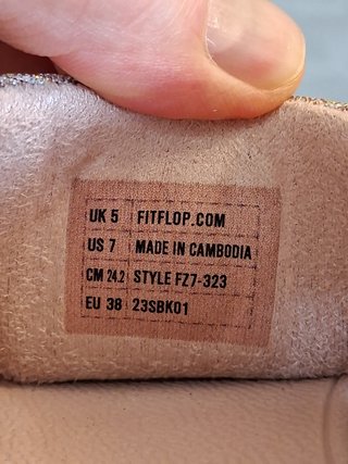 FitFlop Lulu Shimmerlux Sandalias Cuña Doradas Ros