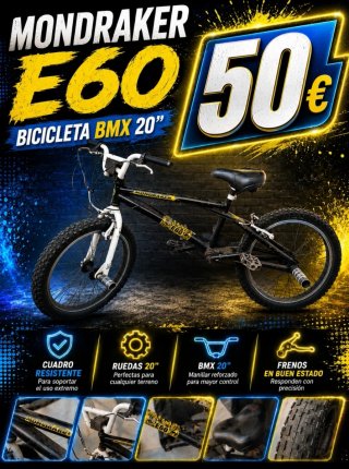 Bicicleta BMX Mondraker E60 20