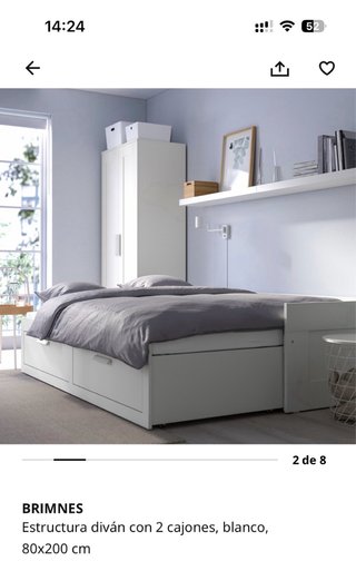 Cama nido Brimnes IKEA/ diván