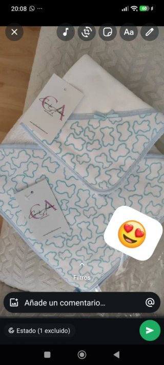 Capa de baño y gasa Tous