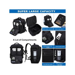 Mochila viaje cabina 40x30x20 USB portátil