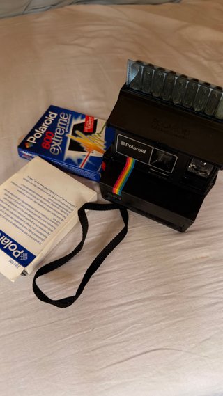 Fotocamera Polaroid 600 Land Camera Nera
