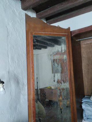 Armario antiguo 4 puertas chapado caoba