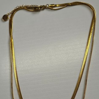 Doppia collana donna oro