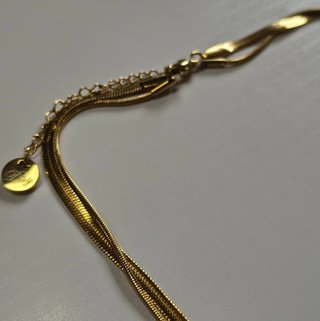 Doppia collana donna oro