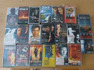 Lote 20 Películas VHS Acción/Aventura/Drama