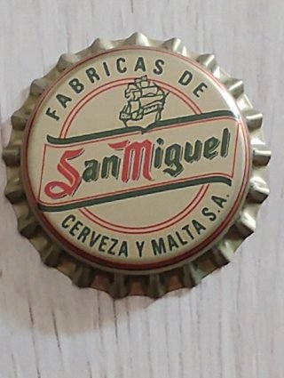 Chapa Cerveza San Miguel