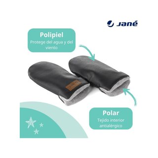 Jané manoplas impermeables con forro polar