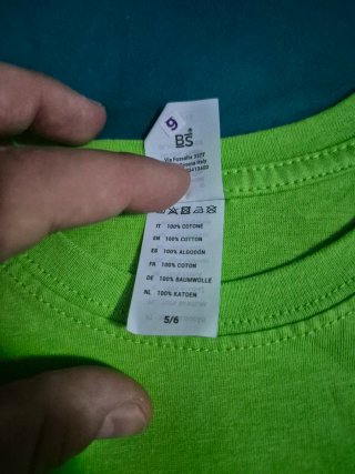 T-shirt bambino verde