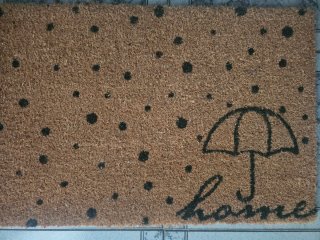 Felpudo Home con paraguas y puntos