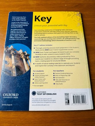 Key 2nd edition Bachillerato 1 - support & extend