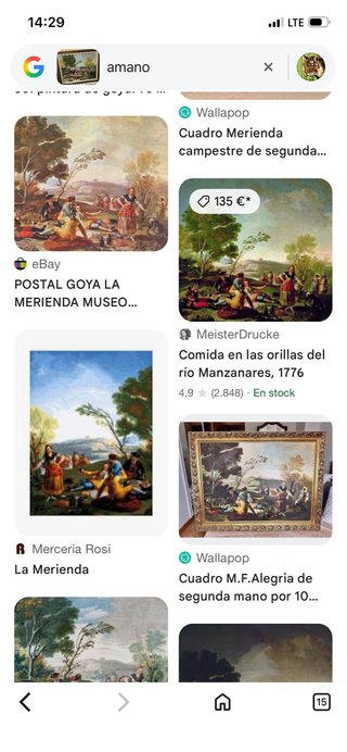 Cuadro Fiesta en el campo