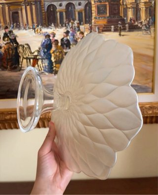 Alzatina IVV in vetro artistico