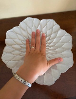 Alzatina IVV in vetro artistico