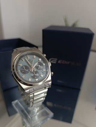 Casio Edifice Cronógrafo Tiffany Blue