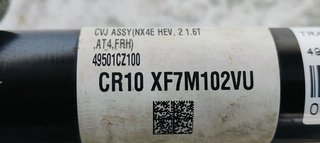 TRANSMISION DELANTERA DERECHA KIA SPORTAGE 1.6I T