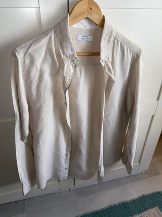 Camisa Alvaro Moreno rayas azul y blanco