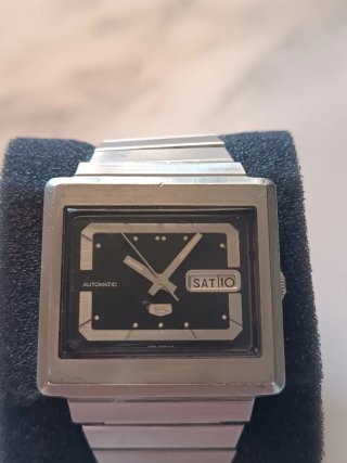Seiko 5 Automático Negro/Plata