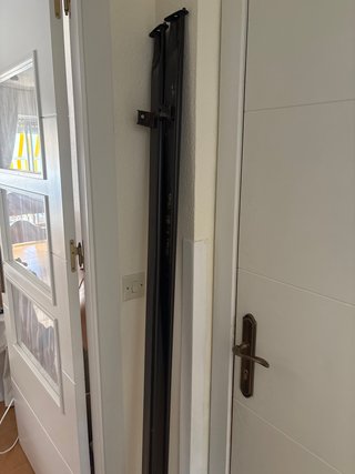 Cama de madera rústica