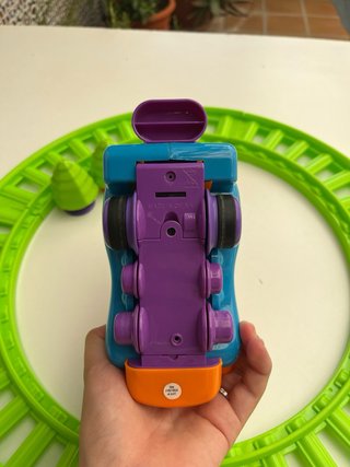 Tren de juguete con vías para bebés