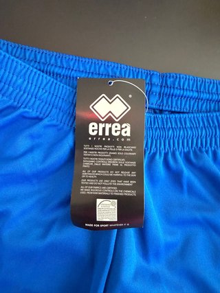Pantaloncini bambino Errea blu  134 cm 8/10 anni