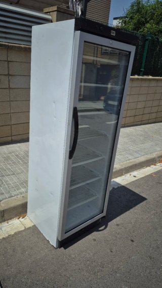 Congelador vertical expositor cristal