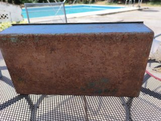 Caja de herramientas metálica azul