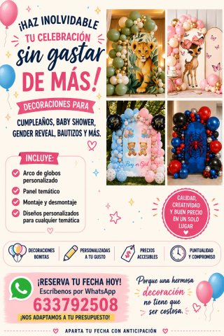 Decoradora de eventos
