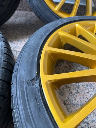Llantas 17” 4x100 Doradas