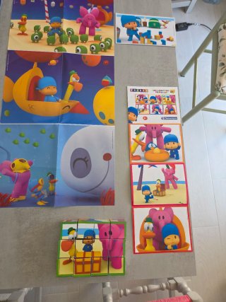 Kit Juegos Pocoyó Domino, Puzzles y Memo