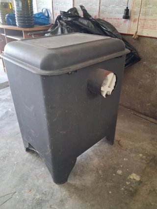 Estufa de leña con horno Arpia V-10