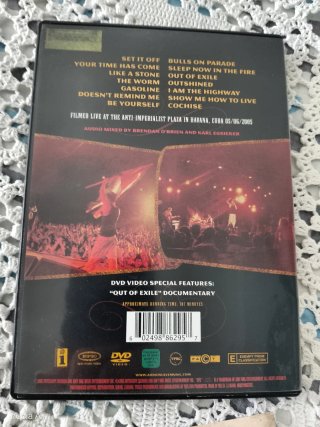 2 DVDs Audioslave y Bunbury