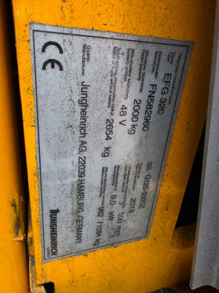 Carretilla elevadora eléctrica Jungheinrich