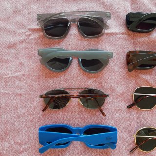 Set 8 paia occhiali da sole vari brand