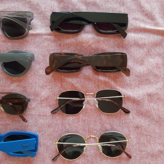 Set 8 paia occhiali da sole vari brand