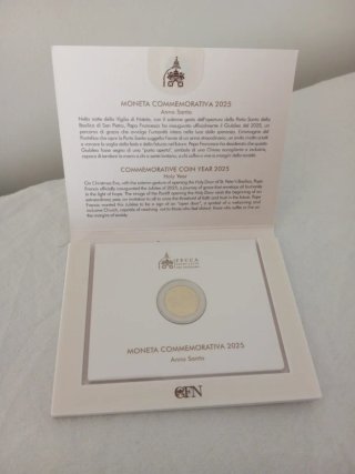 Moneda Vaticano 2€ Conmemorativa 2025