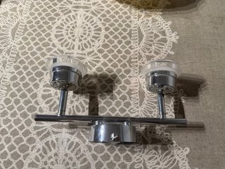 Lámpara de techo metal y cristal