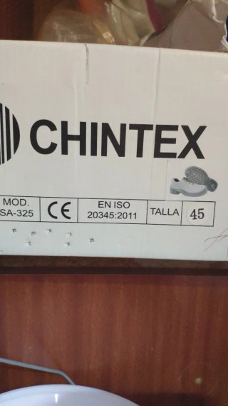 Zapatos de seguridad CHINTEX Talla 45
