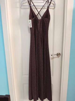 Vestido fiesta brillo ItalyModa Talla S/M sin estr