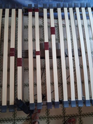 Cama articulada eléctrica madera y plástico