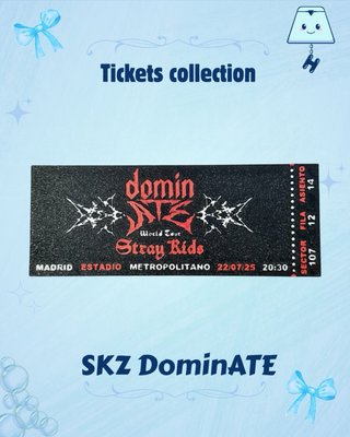 SKZ DominATE Stray Kids Fanmade Personalizado