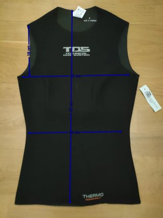 Chaleco TDS Thermo Neopreno 2.5mm Buceo.NUEVO
