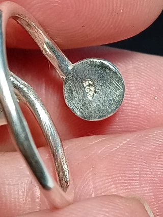 Anillo Plata Ley Malaquita Ajustable