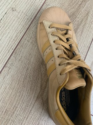 Zapatillas Adidas Superstar 82 Beige/Oro